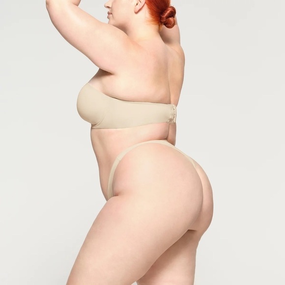 SKIMS FITS EVERYBODY STRAPLESS BRA 42H Sand NWT - Picture 4 of 7